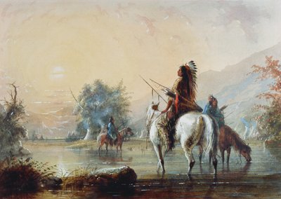 Crow-Lager, 1837 von Alfred Jacob Miller